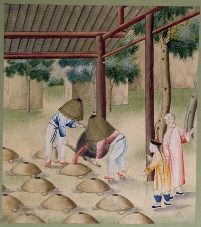 Travail dans une forge traditionnelle - Chinese School