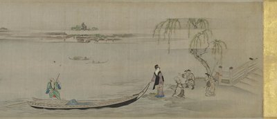 Scènes le long de la rivière Sumida - Chobunsai Eishi