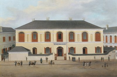 La maison de Byron Bininger (1826-1903), Shanghai, c.1870 - Chow Qua