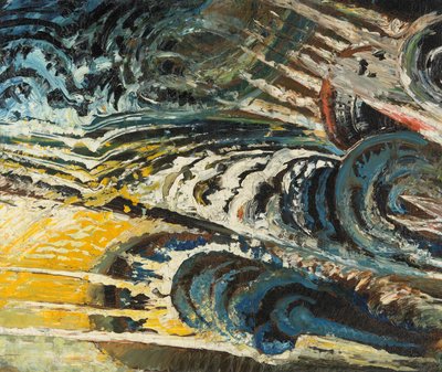Composition abstraite-futuriste - Chris Lanooy (attributed to)