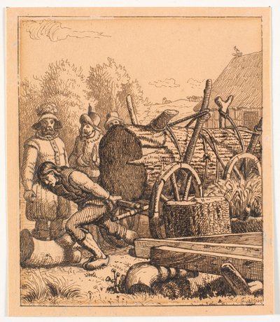 Illustration de St. St. Blicher, Les trois veillées - Christen Dalsgaard
