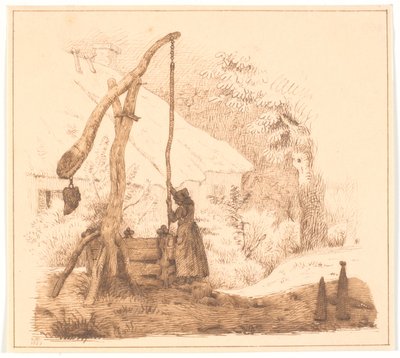 Femme au puits à bascule - Christen Dalsgaard