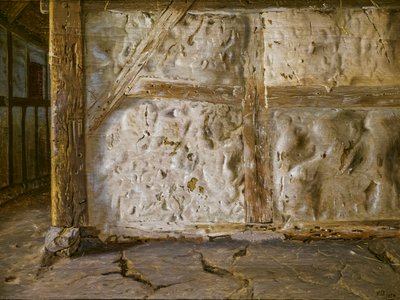 Mur blanchi à la chaux et à colombages - Christen Dalsgaard