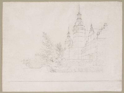 Château de Frederiksborg. Partie près du pont de la Monnaie - Christen Købke
