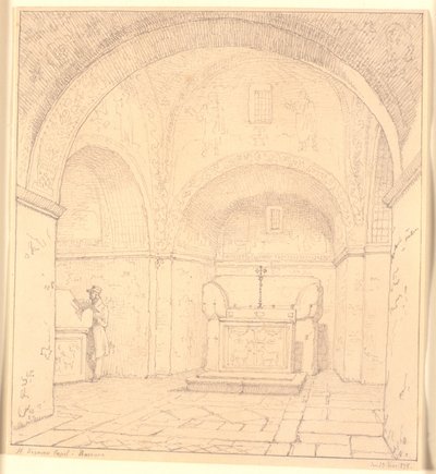 Tombe de Galla Placidia dans la Chapelle St. Nazareo à Ravenne - Christen Købke