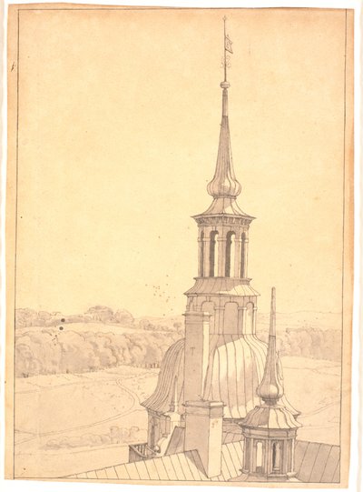 Une des petites tours du château de Frederiksborg - Christen Købke