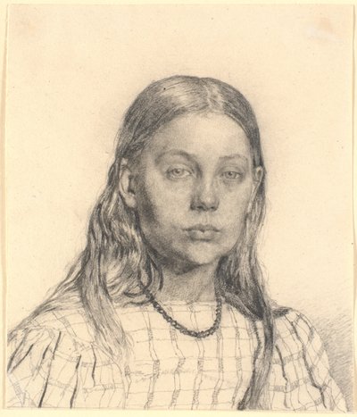Jeune fille. Buste - Christen Købke
