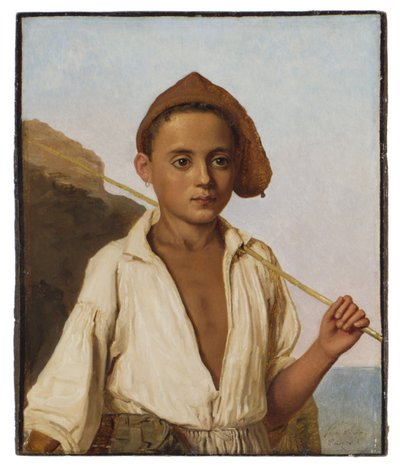 Un jeune pêcheur de Capri - Christen Købke