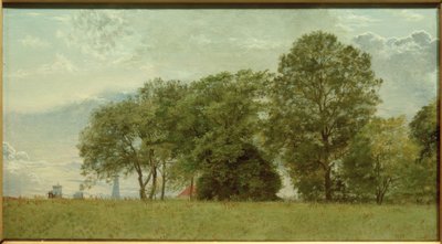 Le rempart du château du côté de la ville - Christen Schjellerup Købke