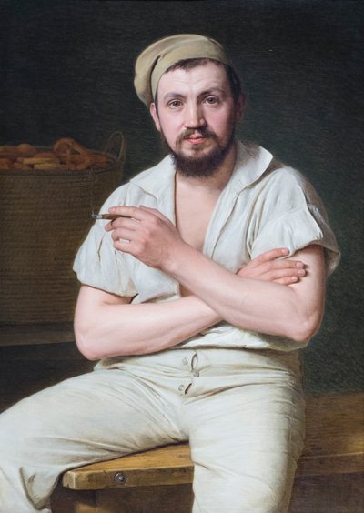 Portrait de Wilhelm Bendz, vers 1830 - Christen Schjellerup Kobke