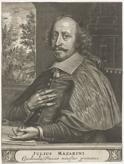 Portrait du cardinal Mazarin, années 1660-1670 - Christiaan Hagen