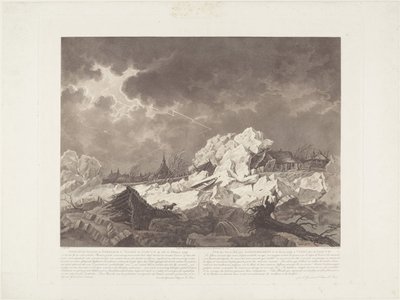 Vue des glaces qui s