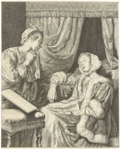 Intérieur avec deux femmes
Dame évanouie - Christiaan Josi