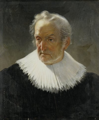 Un vieil homme en costume du XVIIe siècle - Christiaan Julius Lodewijk Portman