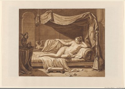 Femme nue dans un intérieur classique - Christiaan Kramm