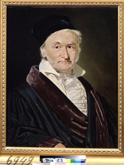 Portrait du scientifique allemand Karl Friedrich Gauss - Christian Albrecht Jensen
