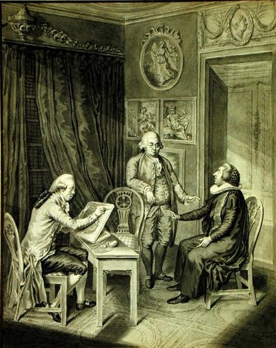 Christian Andreas Georg Stottrupp (1789-1835), Pasteur Sturm et Philipp Emanuel Bach (1714-88) - Christian Andreas Georg Stottrupp