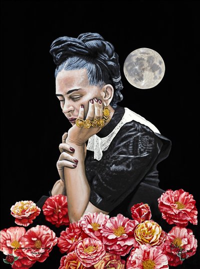 Je peins des fleurs pour qu