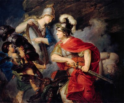 Allégorie de Frédéric le Grand en Persée Le début de la guerre de Sept Ans, 1789 - Christian Bernhard Rode