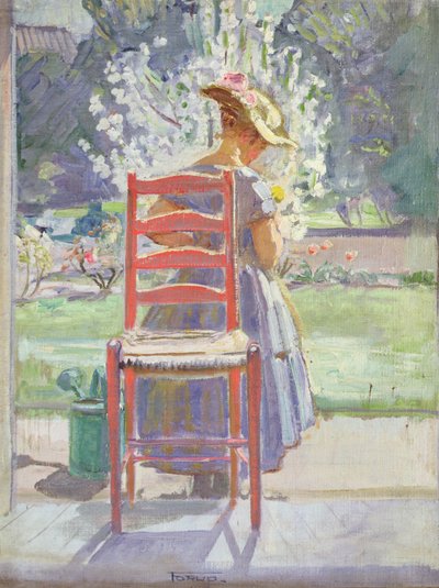 Sur la terrasse - Christian Carl Forup