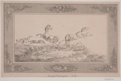 Cinq chevaux de haras - Christian David Gebauer