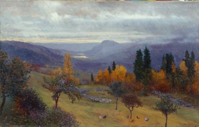 Automne dans mon jardin - Christian Eriksen Skredsvig