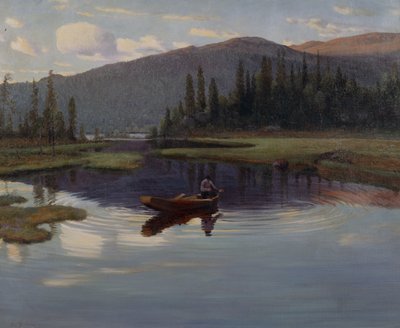 Fra Jupsjoen, ou Jupsea, c.1905 - Christian Eriksen Skredsvig
