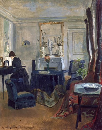 Intérieur, Paris - Christian Eriksen Skredsvig