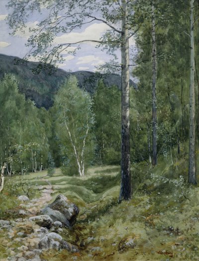 Printemps dans la forêt - Christian Eriksen Skredsvig