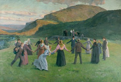 Fête de la jeunesse à Eggedal - Christian Eriksen Skredsvig