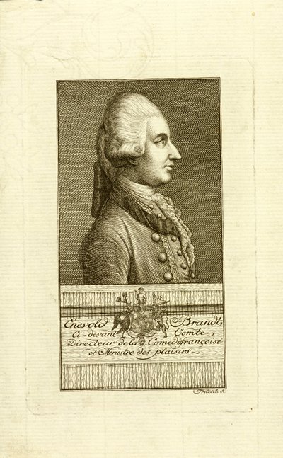 Portrait du comte Enevold Brandt 1738-1772, 1773 - Christian Friedrich Fritzsch