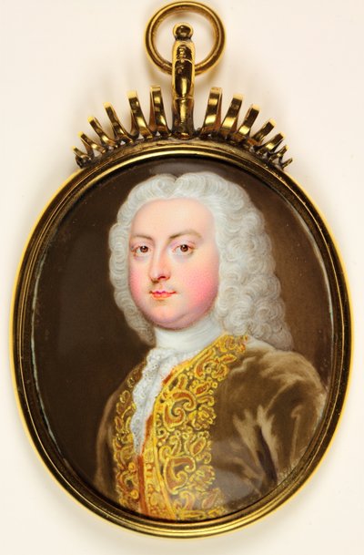Un gentleman appelé Prince George du Danemark - Christian Friedrich Zincke