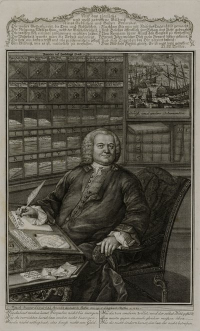 Portrait de Burchard Fixen - Christian Fritzsch
