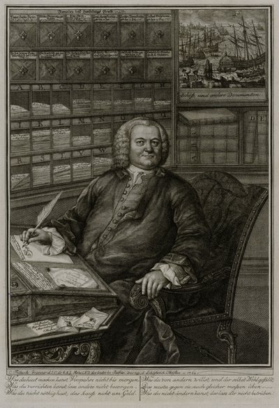 Portrait de Burchard Fixen - Christian Fritzsch