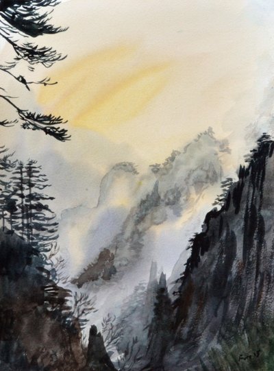 Nuages jaunes, 2015 - Christian Furr