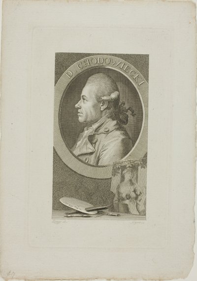 Portrait de Daniel Chodowiecki - Christian Gottlieb Geyser