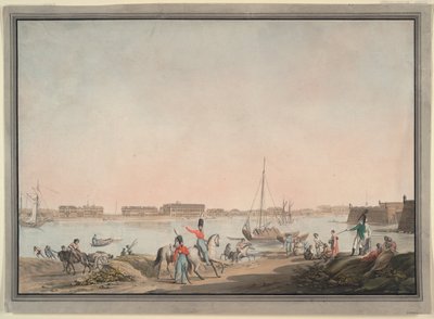 Vue de Saint-Pétersbourg depuis la Neva, 1808 - Christian Gottlieb Hammer