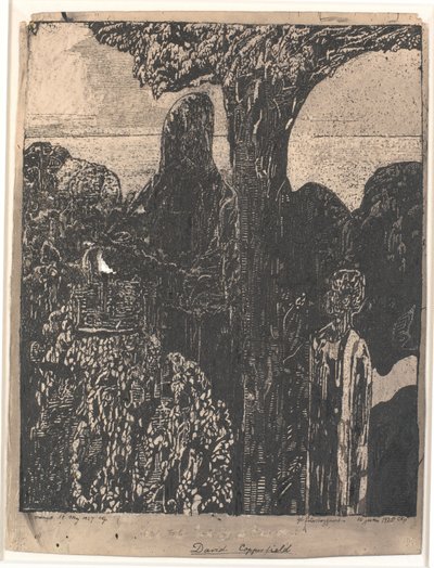 Rendant visite à sa tante, Miss Betsey Trootwood, Dover - Christian Kongstad Petersen
