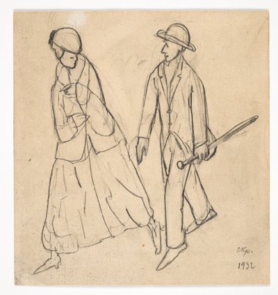 Deux figures - Christian Kongstad Petersen
