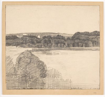 Vue sur le lac vers le manoir - Christian Kongstad Petersen