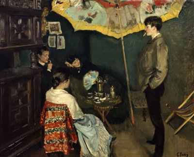 Un coin de mon studio - Christian Krohg