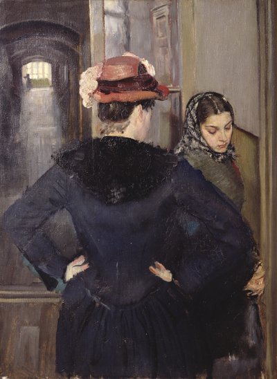 Une rencontre (Albertine) - Christian Krohg