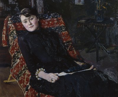 Actrice Constance Bruun - Christian Krohg