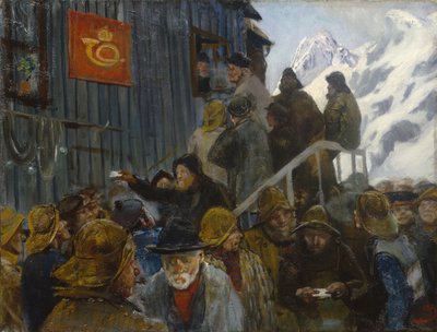 Arrivée du courrier - Christian Krohg