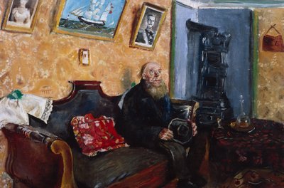Visite de condoléances - Christian Krohg