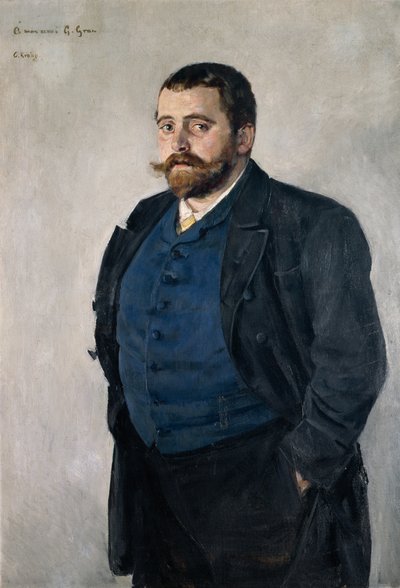 Gerhard Gran (1856-1925), Professeur de littérature nordique - Christian Krohg