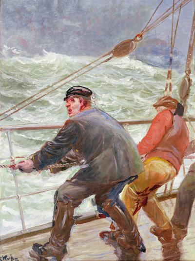 Virer au vent - Christian Krohg