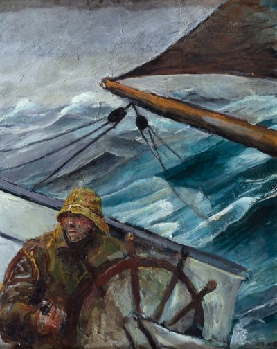 Compagnon à la barre - Christian Krohg