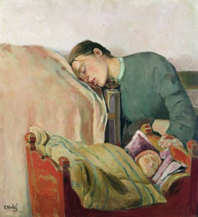 Mère et enfant - Christian Krohg