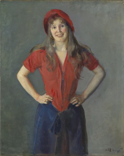 Portrait du peintre Oda Krohg - Christian Krohg